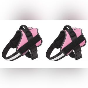 2~Bolux DOG HARNESS/COLLARS-Light Pink, size M (New)